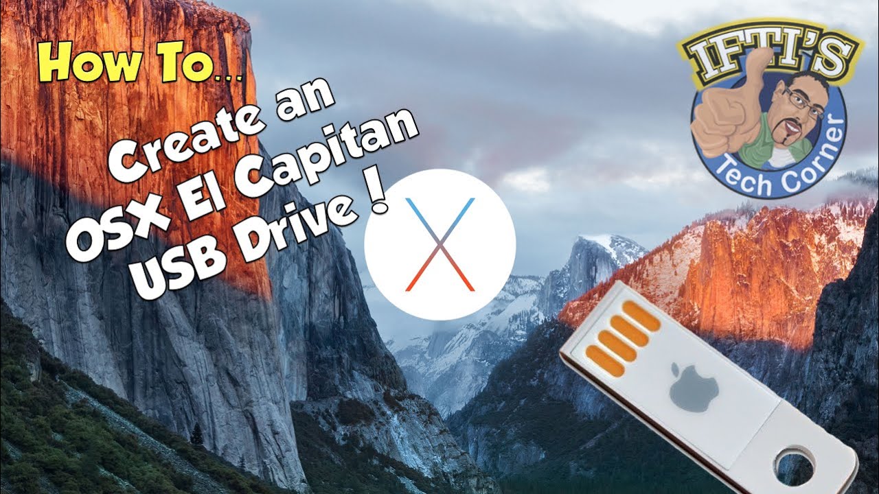 Create usb boot disk mac el capitan